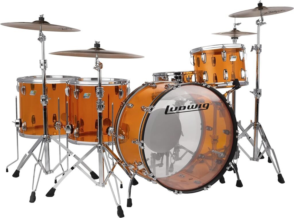 Ludwig Vistalite John Bonham’s 5-piece Shell Pack